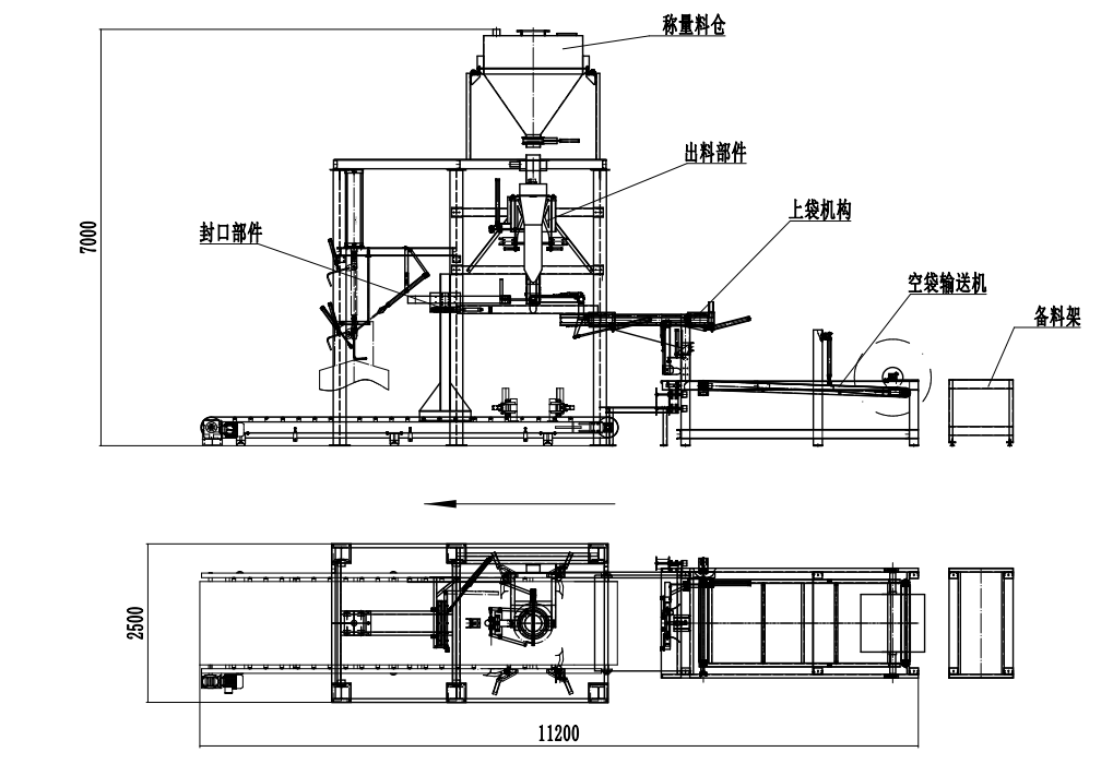 全自動噸袋包裝秤，全自動噸袋包裝機(jī)，全自動大袋包裝秤